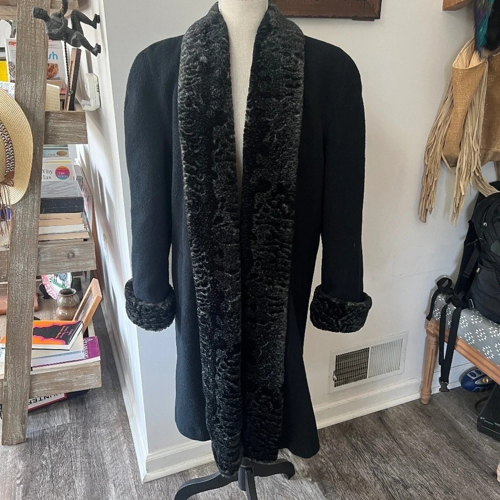 MDP MARIO DE PINTO Vintage Wool Coat M Persian